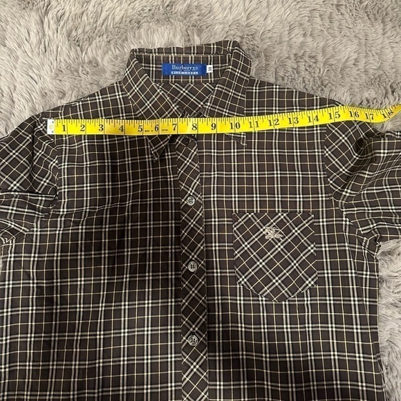 BURBERRY 💯 cotton plaid longsleeve - Picture 6 of 13